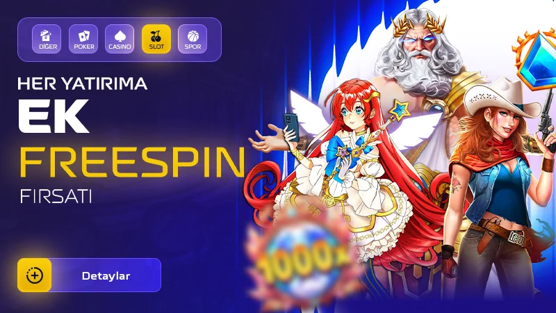 Venusbet her yatırıma ek freespin bonusu